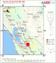 Map of Recent Earthquake Activity, Oct. 30 2007